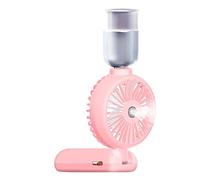 Giwnhvx Ventilatore portatile della nebbia 5000MAh con display LCD USB muto mini ventilatore elettrico senza fili ricaricabile ventilatore dell'acqua, C