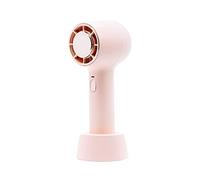 Giwnhvx Ventilatore portatile USB portatile portatile di raffreddamento ventilatore elettrico desktop ufficio ventola di raffreddamento multifunzionale piccolo ventilatore 2200 mAh - rosa