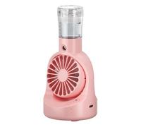 Giwnhvx Ventola di Nebulizzazione Ventilatore Portatile Forniture di Raffreddamento per Esterni con Bottiglia di Nebulizzazione per Soggiorno Auto In Viaggio Rosa