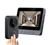Giwnhvx Videocitofono notturno HD Camera USB C 2.4GHz 2 Way Voice 1080P Obiettivo Grandangolare Video Campanello per Casa Appartamento