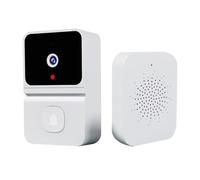 Giwnhvx Videocitofono Tuya Telecamera Campanello di Sicurezza con Campanello Nuvola di Memoria Visione Notturna Smart Video Campanello B