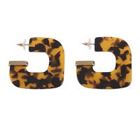 Giwnhvx Vintage Moda Acrilico Geometrico Orecchini Alla Moda Leopardo Stampa Resina Dichiarazione Orecchini Dichiarazione Partito Regalo