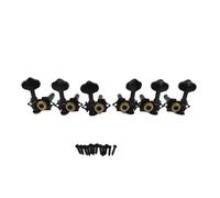Giwnhvx Vintage Open Gear String Tuners Tuning Pioli Chiave per Acustica Classica Chitarra Accessori Nero