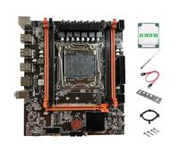 Giwnhvx X99E Scheda Madre+E5 2673 V3 CPU+Grasso Termico PCIEX16 NVMe Supporto Scheda LAN Gigabit 4XDDR4 RECC RAM Desktop Scheda Madre