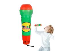 Giwuence Giocattolo per microfono che cambia voce - Microfono eco per bambini | Giocattoli per microfono ad amplificazione vocale senza batteria per bambini, divertente creatore di rumore
