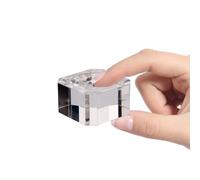 Giwuence Supporto quadrato per sfere di, Espositore a di, Supporto quadrato in acrilico per espositore di, lente, globo, con tre dimensioni