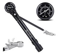 GIYO MTB-300psi - Pneumatico ad alta pressione per ammortizzatori, forcella ammortizzata, mini pompa portatile, adattatore Presta e Schrader