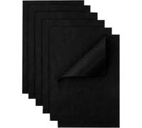 GIYXHU 40Pcs Black Felt Fabric Sheets, 8x12 Soft Squares For Sewing, Patchwork, DIY Craft Projects Per Il Fai Da Te