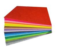 GIYXHU 40Pcs Felt Cloth Non-woven Fabric Sewing Patchwork Needlework Material For DIY Dolls Crafts Toys Per Il Fai Da Te(30cm*30cm)