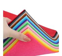 GIYXHU 40PCS Felt Cloth Pieces Multi-Color Diy Process Block Non-Woven Fabric 1mm Thick Handmade Material Cutting And Production Per Il Fai Da Te(15x20cm)