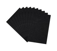 GIYXHU 40Pcs Soft Felt Fabric Sheet Set DIY Solid Color Craft Textile Fabrics For Sewing And Crafts Per Il Fai Da Te(Black)