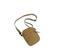 GIYXHU Borsa a tracolla in tela casual for esterni, unisex, mini borsa a for telefono, for uomini e donne(Khaki)