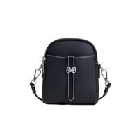 GIYXHU Borsa a tracolla piccola in pelle da donna, borsa a, leggera e tascabile(Black)
