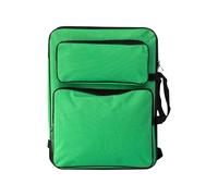 GIYXHU Borsa Portadocumenti Per L'Arte Zaino multifunzionale for portfolio di artisti, borsa a tracolla for trasporto, borsa da disegno da viaggio, zaino impermeabile for schizzi d'arte(Green)
