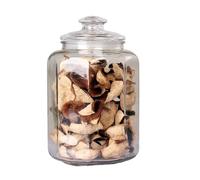 GIYXHU Serbatoio di stoccaggio sigillato in vetro trasparente ottagonale for bottiglie frutta secca Contenitore for(3000ml)