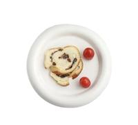 GIYXHU Set Di Piatti Da Dessert Set di 2 piatti da dessert, stoviglie, piatto paffuto, colazione alto valore estetico, for gioielli(15cm)