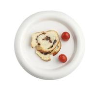 GIYXHU Set Di Piatti Da Dessert Set di 2 piatti da dessert, stoviglie, piatto paffuto, colazione alto valore estetico, for gioielli(20cm)