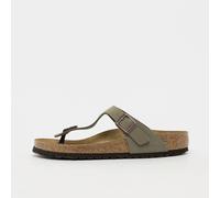 SANDALI BIRKENSTOCK GIZEH BIRKO-FLOR NUBUCK TG 37 COD 0043391 [US 6 UK 4.5 CM 23.4] Grigio