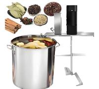 GIZMIT Pentola automescolante in Acciaio - Mescolatore Automatico Commerciale, Miscelatore per Salsa Chili, per preparare condimenti per pentole Calde, zuppe e Salse sul Fondo Model45cm