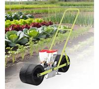 GIZMIT Seminatrice per Mais, Seminatrice Manuale a Spinta per Ortaggi, Strumento Portatile per la Semina in Giardini, Terrazzamenti e Pendii - Ideale per Regolare la Distanza tra Le Piante 2Rows