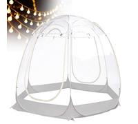 GIZMIT Tenda a Bolla Trasparente, Tenda a Bolla Pop-up 3m-Grey | Rifugio da giardino per campeggio e osservazione delle stelle (per 4-6 o 6-8 persone), adatto a climi freddi