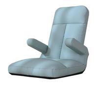 GIZNXBA Sedia Da Pavimento Con Schienale Regolabile Poltrona Da Gioco Pieghevole Da Pavimento Con Braccioli Poltrona Reclinabile Pieghevole Con Supporto Per La Schiena Per Leggere, Meditare(Groen)