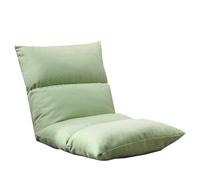 GIZNXBA Sedia Da Pavimento Pieghevole Con 6 Posizioni Regolabili Sedia Da Gioco Regolabile Con Supporto Per La Schiena Chaise Longue Poltrona Reclinabile Per Guardare La TV(Groen)