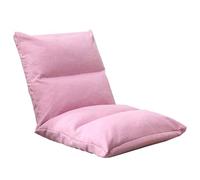 GIZNXBA Sedia Da Pavimento Pieghevole Con 6 Posizioni Regolabili Sedia Da Gioco Regolabile Con Supporto Per La Schiena Chaise Longue Poltrona Reclinabile Per Guardare La TV(Roze)