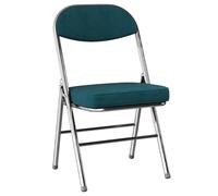 GIZNXBA Sedia Da Ufficio Pieghevole Con Schienale Ergonomico Sedie Da Sala Conferenze Impilabili Con Telaio In Metallo Sedie Pieghevoli Per Ospiti, Reception E Riunioni(Blue B)