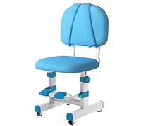 GIZNXBA Sedia Ergonomica da Scrivania Bambini con Poggiapiedi, Regolabile in Altezza, Ruote, Blu