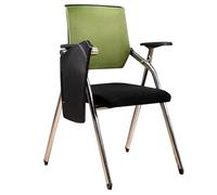 GIZNXBA Sedia Per Studenti Con Scrivania Incorporata Sedia Da Ufficio Pieghevole Con Supporto Lombare Sedie Da Conferenza Pieghevole In Metallo Con Scrivania E Lavagnetta(Groen,1pcs)