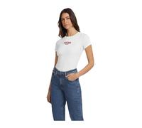 GJ SS CN Slim Rib EMB Tee