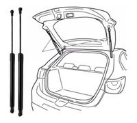 GJBHN 2 Pezzi Molle a Gas per Bagagliaio Auto per Ford Fiesta MK8 2017 2018 2019 2020 2021 2022 Baule Supporto Sollevamento Portellone Ammortizzatori Cofano Posteriore Accessori