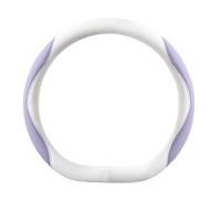 GJBHN Copri Volante per Auto per Aston Martin Vanquish 2025 Antiscivolo Volante Coprivolante Resistente Coprivolante Auto Accessori per Auto,Type D- White Purple