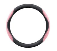 GJBHN Copri Volante per Auto per Aston Martin Vantage Roadster 2025 Antiscivolo Volante Coprivolante Resistente Coprivolante Auto Accessori per Auto,Type O- Black Pink