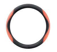 GJBHN Copri Volante per Auto per BMW i5 2025 Antiscivolo Volante Coprivolante Resistente Coprivolante Auto Accessori per Auto,Type O- Black Orange