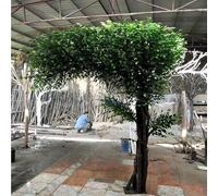 GJBMXSM Alberi di Banyan Verdi Artificiali con Tronco in Vero Legno, Albero di Banyan Simulato, Grandi Piante Finte, Alberi Decorativi, Decorazioni per Interni del Soggiorno,Extended-1.8x1.5m