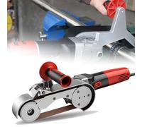 GJBMXSM Lucidatrice per Tubi Ad Alta Potenza 1100 W,Levigatrice a Nastro con 6 velocità Regolabili per Tubi Rotondi,Corrimano,Condutture Metalliche,per Rimozione Ruggine,Vernice,Saldature 2wheels