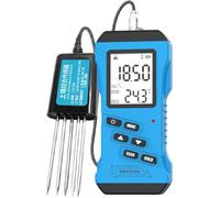 GJBMXSM Misuratore Terreno 7 in 1, Kit Misuratore PH Terreno Portatile Ad Alta Sensibilità, Misuratore di umidità, Temperatura, Conducibilità, Azoto, Fosforo, Potassio per Agricoltura