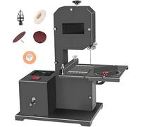 GJBMXSM Sega a Nastro, Sega a Nastro per Legno, Sega per Legno, Sega da Tavolo, Incluse 2 Lame | 230 Volt | 800 Watt | Altezza Massima di Passaggio: 70 Mm | Larghezza Massima di Passaggio: 90 Mm