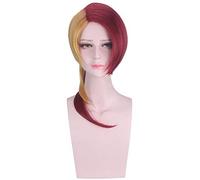GJBXP Anime Land Of The Lustrous Red Cinnabar Yellow Diamond Green Jade Phosphophyllite Parrucca Houseki No Kuni Parrucche Cosplay Capelli neri Champagne