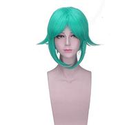 GJBXP Anime Land Of The Lustrous Red Cinnabar Yellow Diamond Green Jade Phosphophyllite Parrucca Houseki No Kuni Parrucche Cosplay Capelli neri Verde