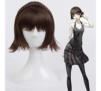 GJBXP Biamoxer Anime P5 Persona 5 Futaba Sakura Parrucche Cosplay Haru Okumura Kurusu Akira Parrucca Joker Uomo Donna Hallowen Party Peluca B