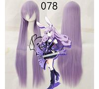 GJBXP Biamoxer Anime Show By Rock !! Parrucca Cosplay Plasmagica Chuchu 100Cm Capelli sintetici viola viola chiaro lunghi per accendino per adulti