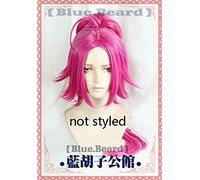 GJBXP Biamoxer Fgo Fate Grand Order Parrucca extra cosplay Francis Drake Capelli sintetici rosa lunghi per adulti non in stile