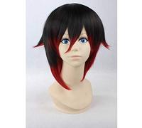 GJBXP Biamoxer Rwby Ruby Rose Parrucche Cosplay Weiss Schnee Blake Belladonna Yang Xiao Parrucca lunga Rosso Bianco Nero Giallo Parrucca Cosplay Capelli rossi