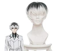 GJBXP Biamoxer Tokyo Ghoul Re Yonebayashi Saiko Parrucche Cosplay Kaneki Ken Costumi Parrucca Nero Blu Capelli verdi Per Halloween Party 1