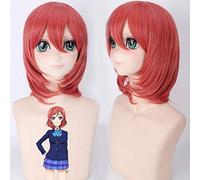 GJBXP Love Live Parrucche Lovelive Minami Kotori Tojo Parrucca Cosplay Nozomi Nico Donna Marrone Blu Lunga Coda di cavallo Capelli 5