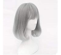 GJBXP New Blue Gradient White Synthetic Hair Parrucca Cosplay quotidiana Parrucca Lolita Costume Play Parrucche Costumi di Halloween Capelli 5039C