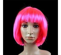 GJBXP Parrucca per capelli Parrucca da ballo per capelli Parrucca per capelli Studente BOBO Non-Mainstream Testa d'onda Cosplay Rosa